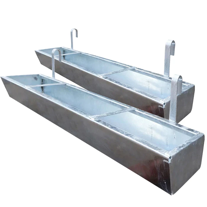 Galvanized dej trough